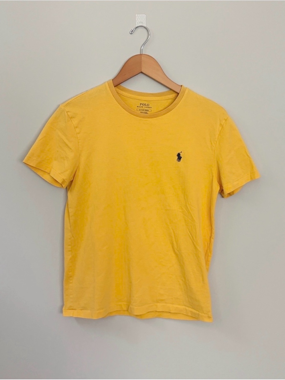 Polo by Ralph Lauren Women’s Yellow Crew Neck T-Shirt